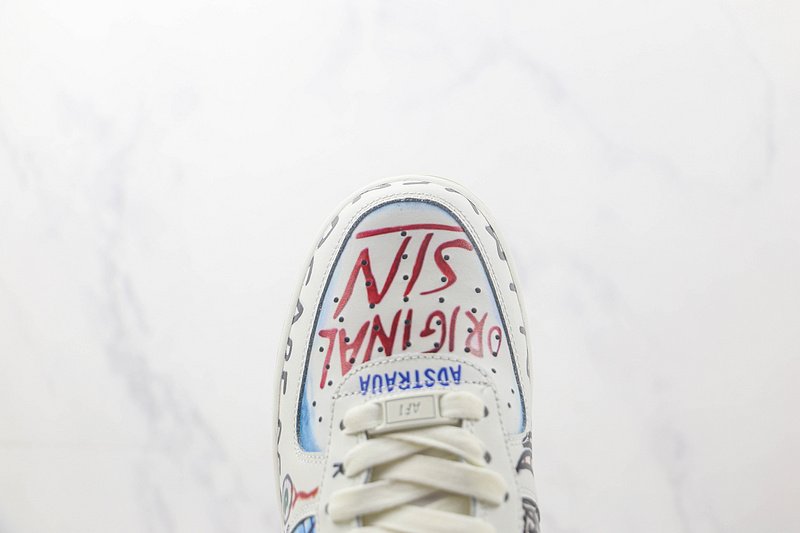 EDC A$AP Rocky VLONE x Nike Air Force 1 Low "IDGraffiti Customs" фото № 4