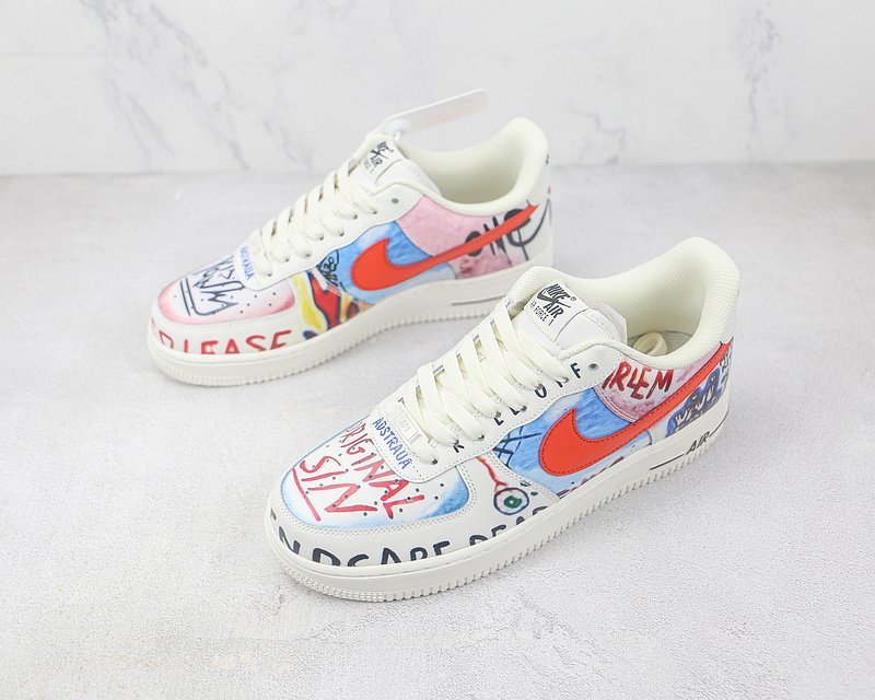 EDC A$AP Rocky VLONE x Nike Air Force 1 Low "IDGraffiti Customs" фото № 5