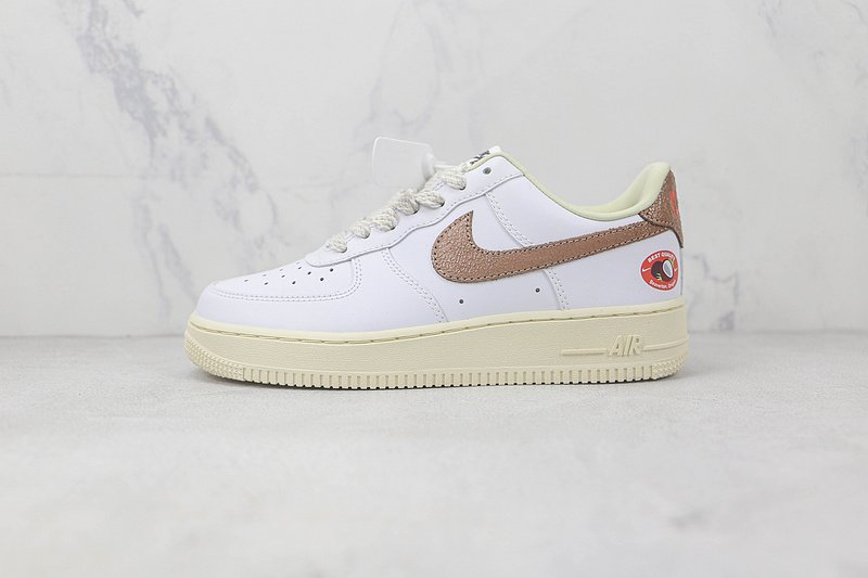 Nike Air Force 1 Low 07 "White/Brown Coconut" фото № 2