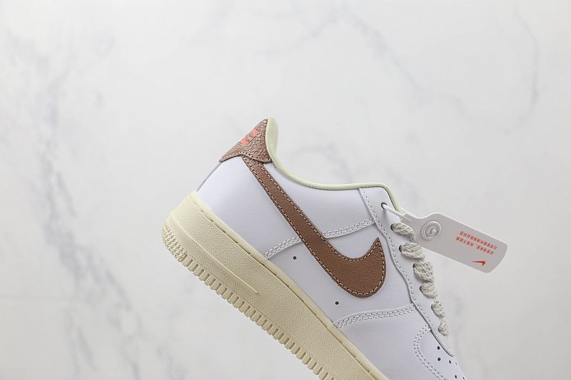 Nike Air Force 1 Low 07 "White/Brown Coconut" фото № 3