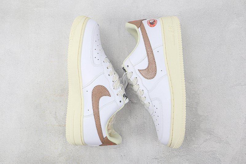 Nike Air Force 1 Low 07 "White/Brown Coconut" фото № 6