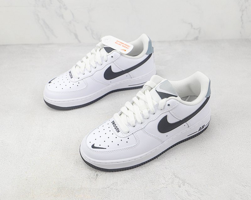 Nike Air Force 1 Low "White/Black/Mini Swoosh" фото № 5