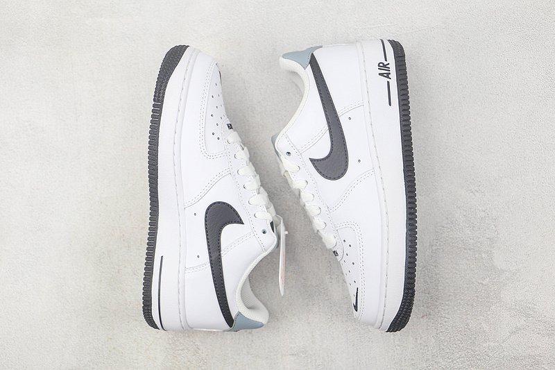 Nike Air Force 1 Low "White/Black/Mini Swoosh" фото № 6