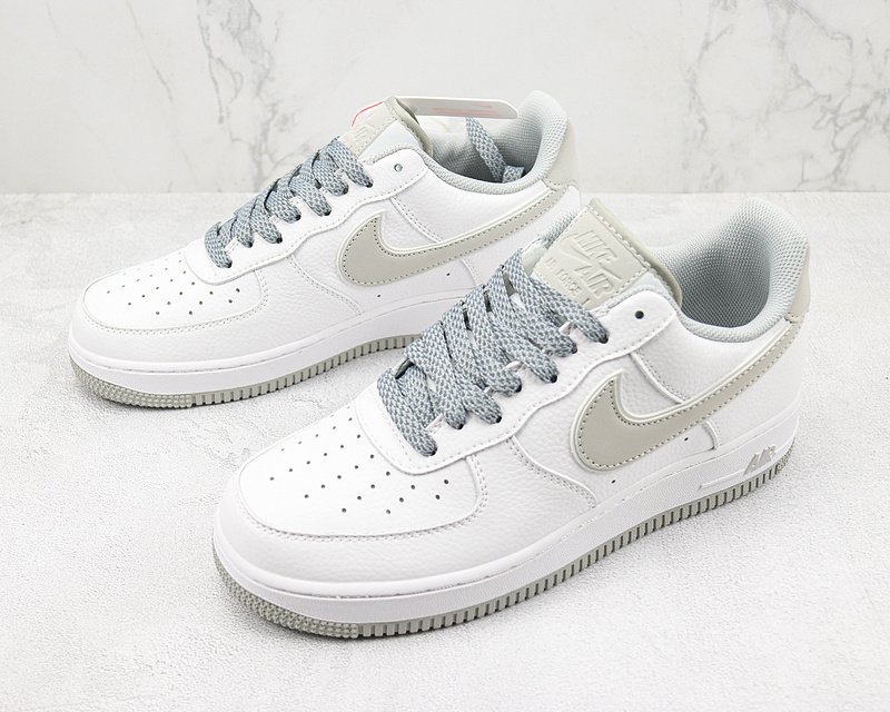 Nike Air Force 1 Low "White/Light Grey" фото № 5
