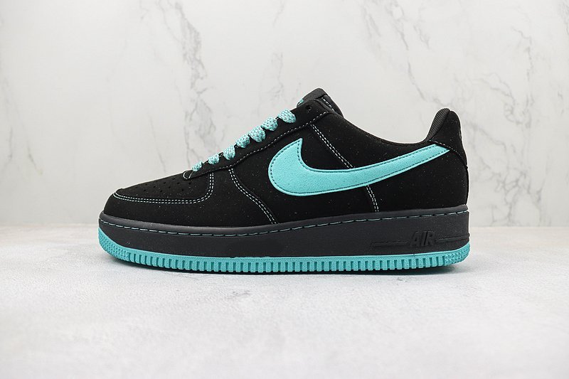 Tiffany & Co. x Nike Air Force 1 Low "Black/Tiffany Blue Swoosh" фото № 2