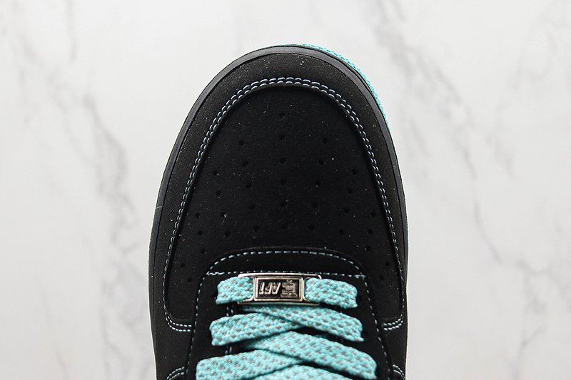 Tiffany & Co. x Nike Air Force 1 Low "Black/Tiffany Blue Swoosh" фото № 4