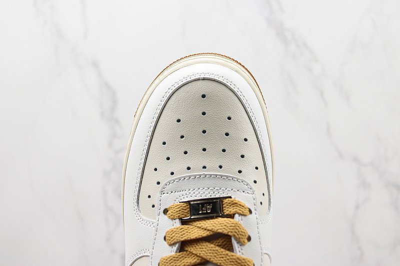 Nike Air Force 1 Low "White/Brown/Sand Brown/Orange" фото № 4