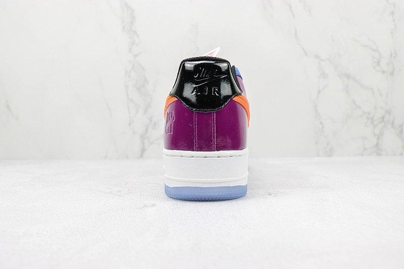Undefeated x Air Force 1 Low "Varnished Blue/Red/Purple" фото № 9