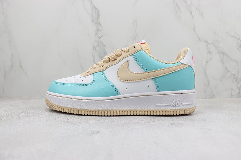 Nike Air Force 1 07 Low "Blue Pink White" фото № 2