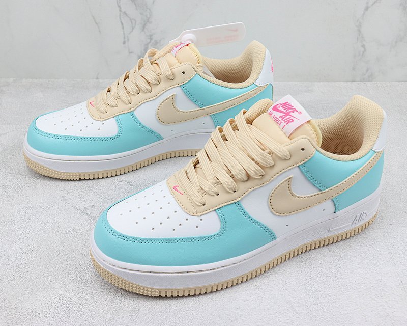 Nike Air Force 1 07 Low "Blue Pink White" фото № 5