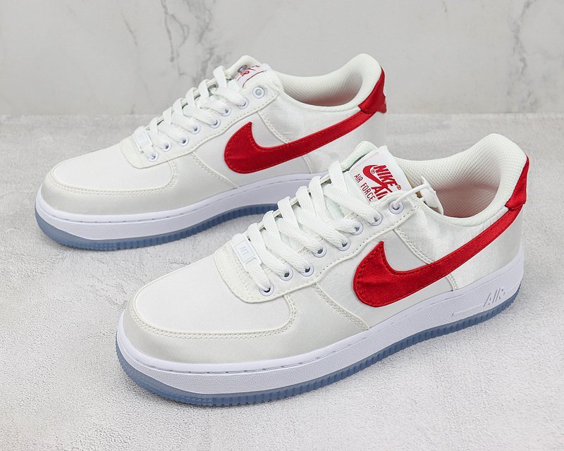 Nike Air Force 1 Low "White/Varsity Red" фото № 5