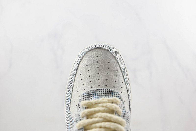 Nike Air Force 1 Low "White/Blue/Green" фото № 4