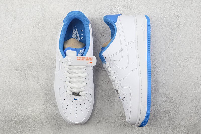 Nike Air Force 1 Low "White/Light Photo Blue" фото № 6