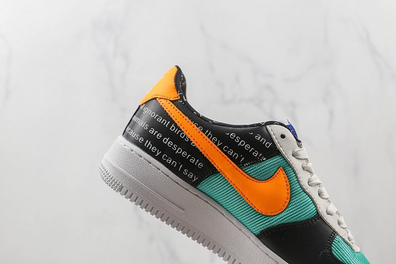 Nike Air Force 1 Low "Ignorant Black/Blue/White" фото № 3