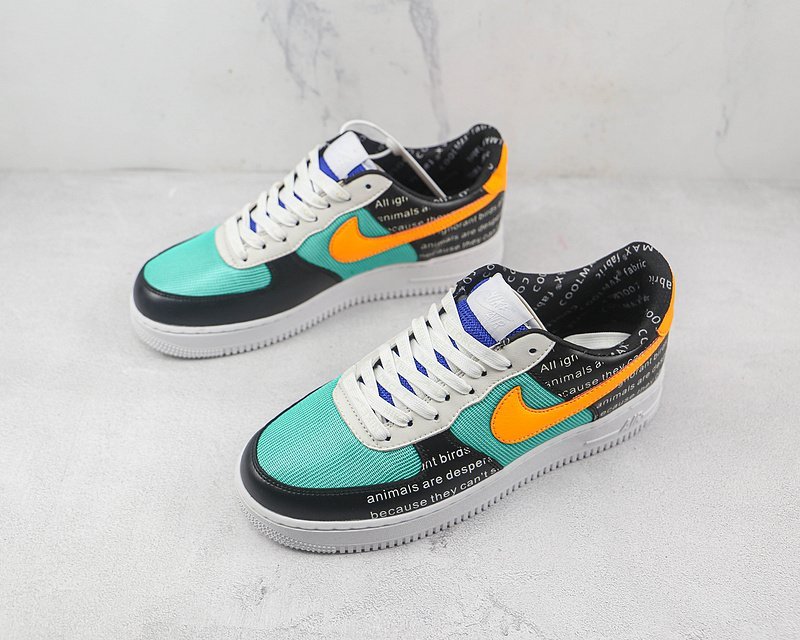 Nike Air Force 1 Low "Ignorant Black/Blue/White" фото № 5