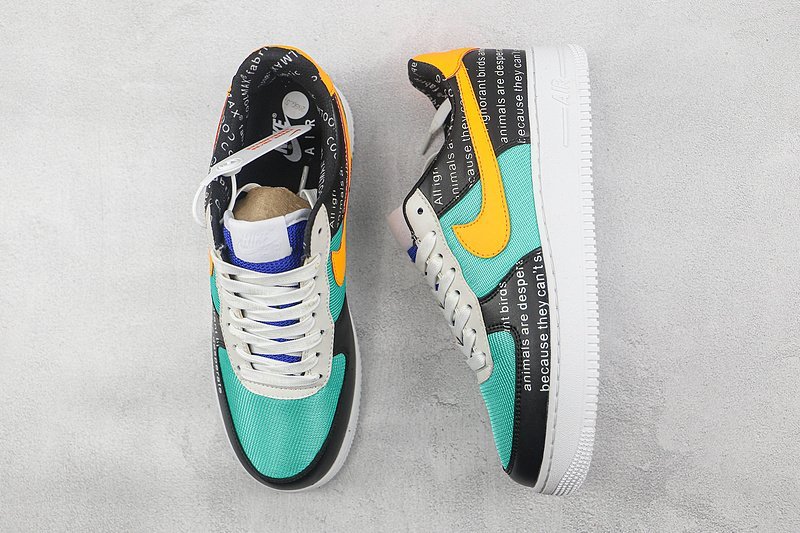 Nike Air Force 1 Low "Ignorant Black/Blue/White" фото № 6