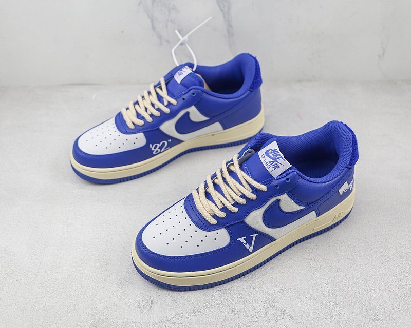 Nike Air Force 1 Low "Royal Blue/White V" фото № 5