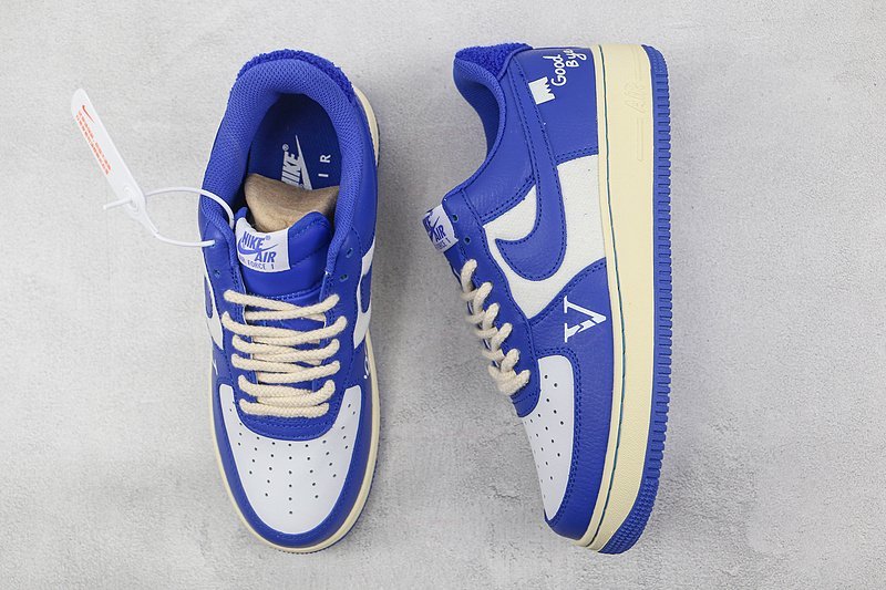 Nike Air Force 1 Low "Royal Blue/White V" фото № 6