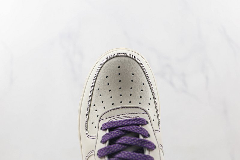 Nike Air Force 1 Low "White/Dark Purple" фото № 4