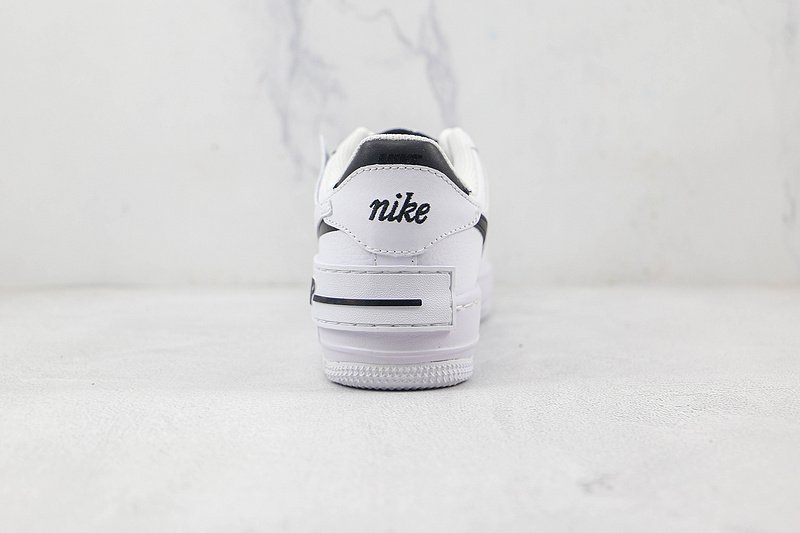 Nike Air Force 1 Low "Shadow/Triple Black/White" фото № 9