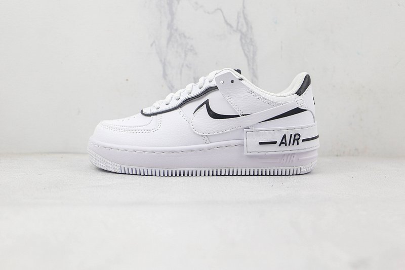 Nike Air Force 1 Low "Shadow/Triple Black/White" фото № 2