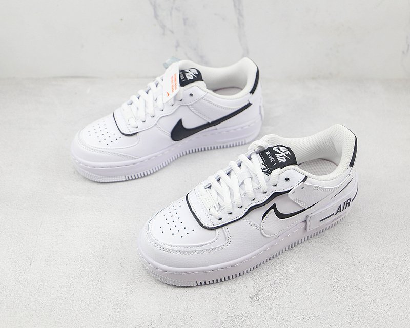 Nike Air Force 1 Low "Shadow/Triple Black/White" фото № 5
