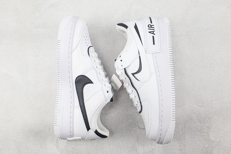 Nike Air Force 1 Low "Shadow/Triple Black/White" фото № 7