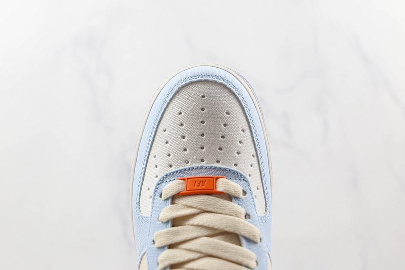 Nike Air Force 1 Low "Orange/Light Blue/White" фото № 4