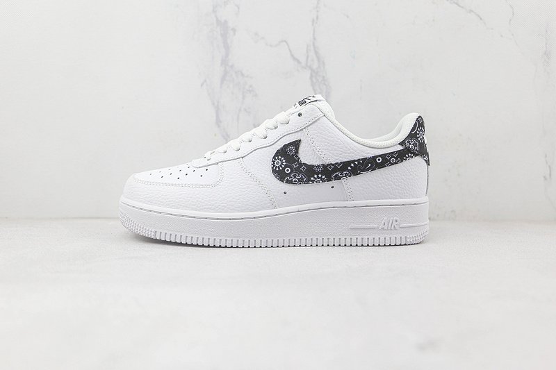 Nike Air Force 1 Low "White/Black Paisley" фото № 2