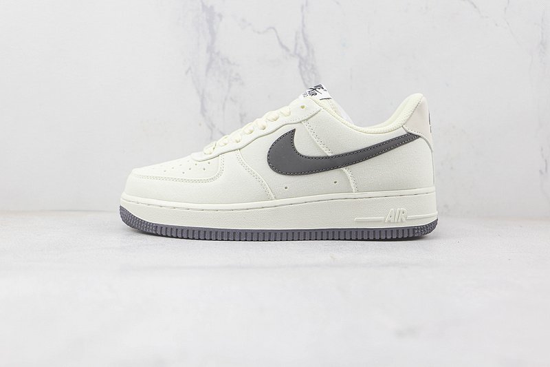 Nike Air Force 1 Low "Linen White/Dark Grey" фото № 2