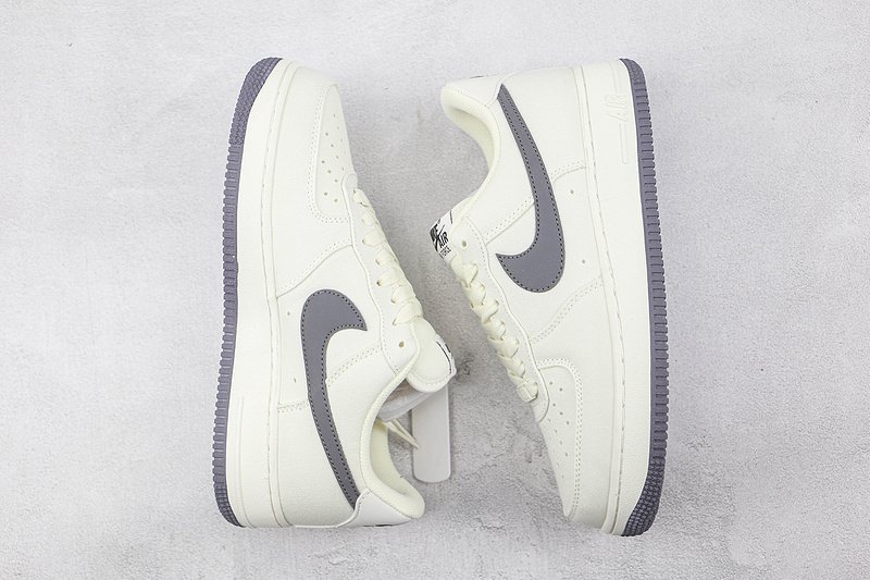 Nike Air Force 1 Low "Linen White/Dark Grey" фото № 7