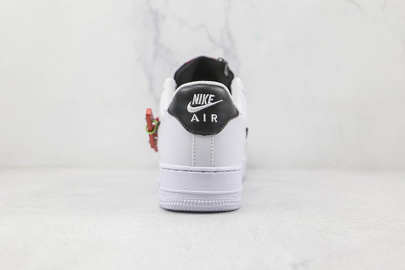 Nike Air Force 1 Low "Carabiner/Red Swoosh" фото № 9