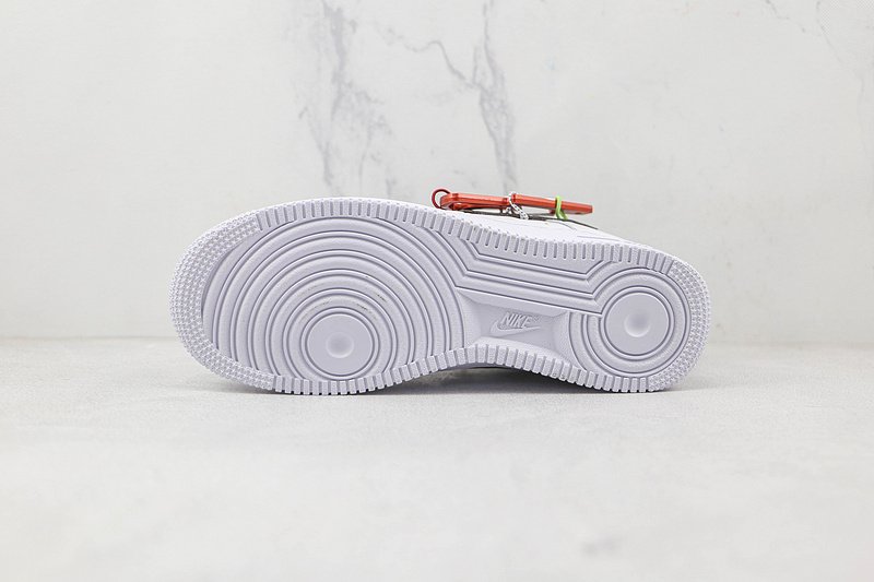 Nike Air Force 1 Low "Carabiner/Red Swoosh" фото № 8