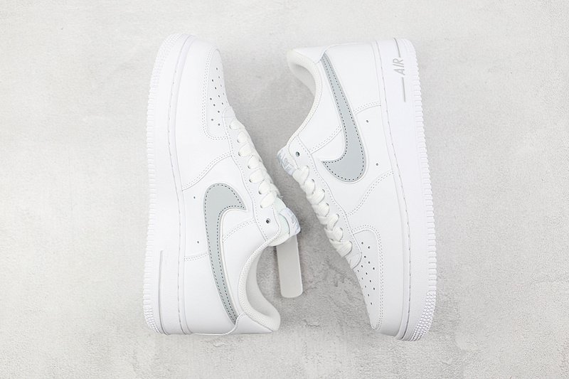 Nike Air Force 1 Low "Summit White/Light Wolf Grey" фото № 7