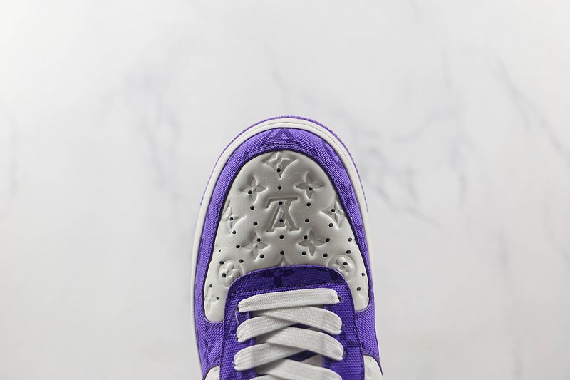 Louis Vuitton x Nike Air Force 1 Low "Purple/White" фото № 4