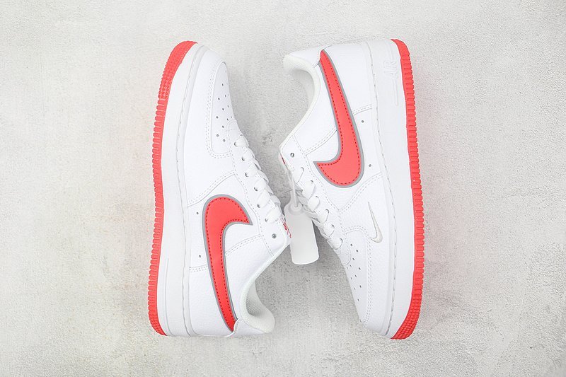 Nike Air Force 1 Low "White/Red" фото № 6