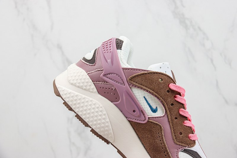 Nike Air Huarache "White/Brown/Pink" фото № 4