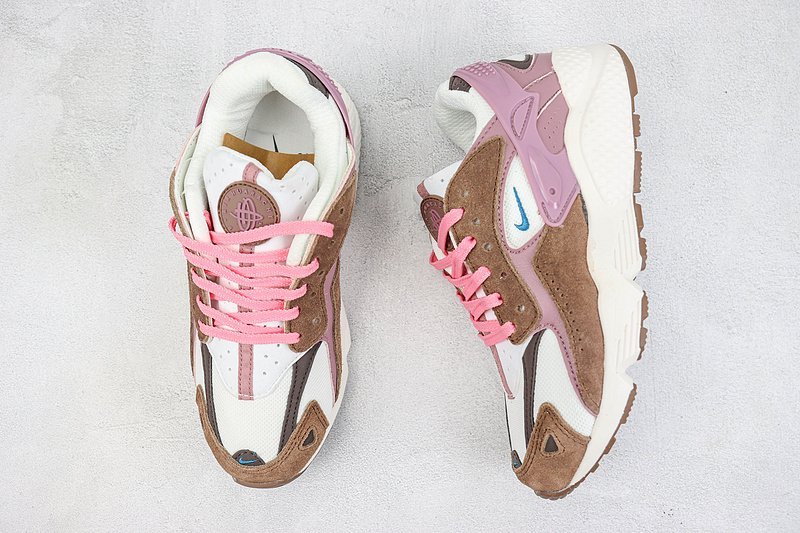 Nike Air Huarache "White/Brown/Pink" фото № 7