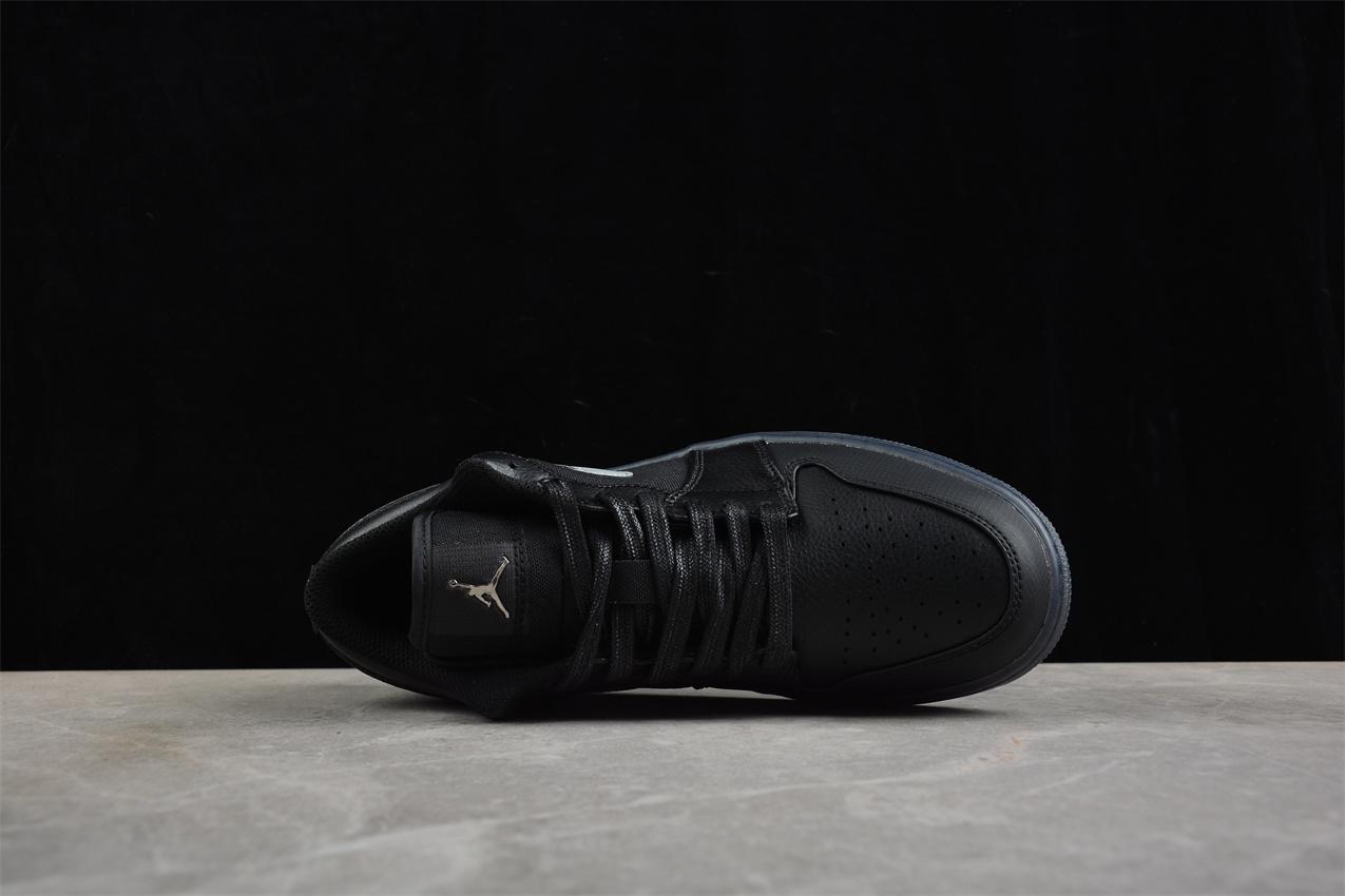 Nike Air Jordan 1 Low "Black" фото № 3