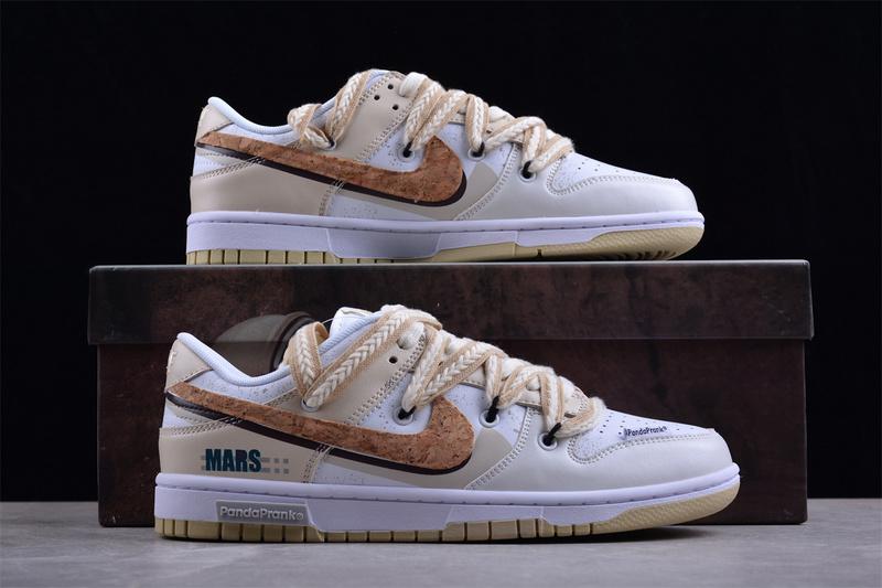 Panda Prank x Nike Dunk Low "White/Yellow/Brown" фото № 7