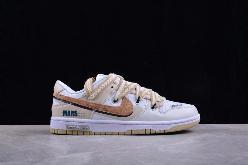Panda Prank x Nike Dunk Low "White/Yellow/Brown" фото № 8