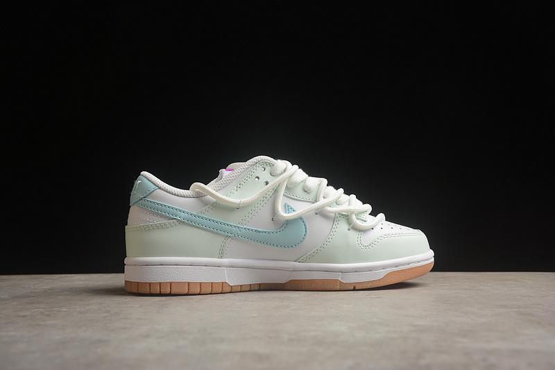 Nike Dunk Low Rope Laces "Light Green/Blue/Brown" фото № 5