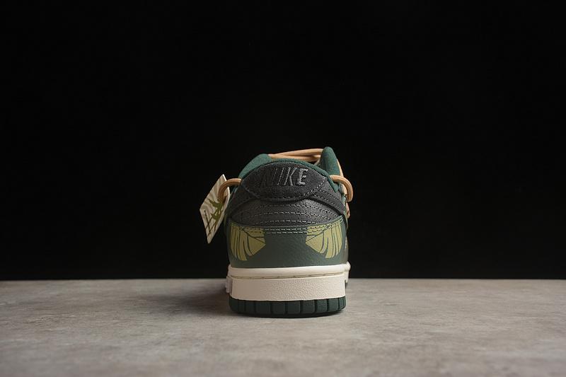 PandaPrank x Nike Dunk Low "Green Camo" фото № 2