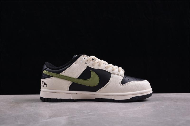 Footstep x Nike Dunk Low "Black/Green" фото № 4