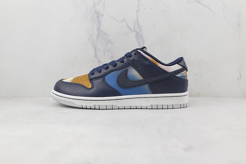 Nike Dunk Low "Graffiti Navy" фото № 2