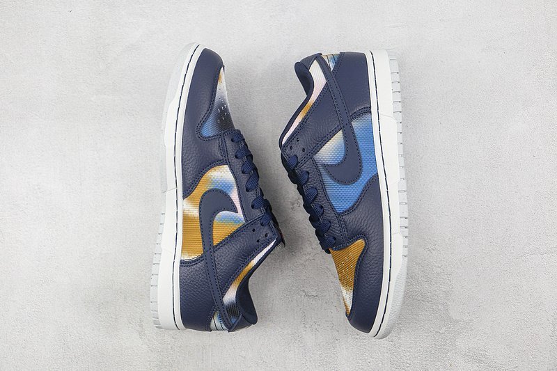 Nike Dunk Low "Graffiti Navy" фото № 6