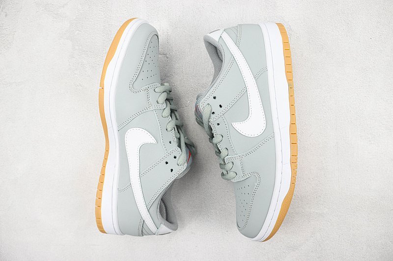 Nike SB Dunk Low Pro ISO "Orange Label Wolf Grey Gum" фото № 7