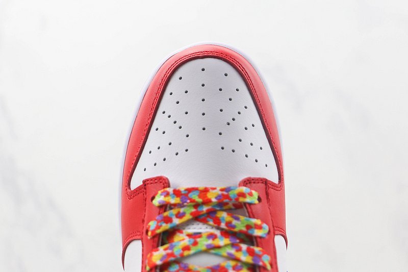 LeBron James x Fruity Pebbles x Nike Dunk Low "Red/Blue/White/Yellow" фото № 3