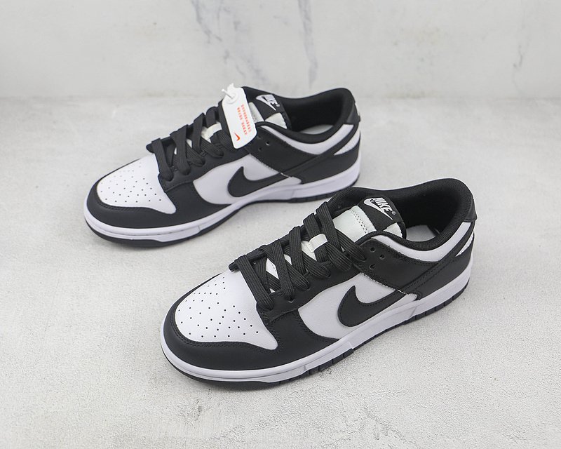 Nike Dunk Low "Black/White" фото № 5