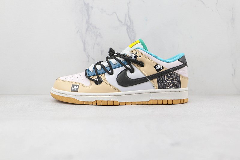 Nike SB Dunk Low SE "White/Light Chocolate/Pink" фото № 2
